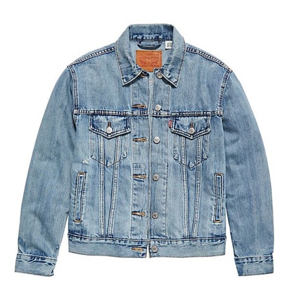 NWOT Levi's Ex-Boyfriend Denim Trucker Jacket - Picture 3 of 3